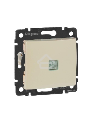 Электроустановочные изделия Legrand Legrand 774326 Valena Переключатель 2напр 10A с подсв, сл. кость