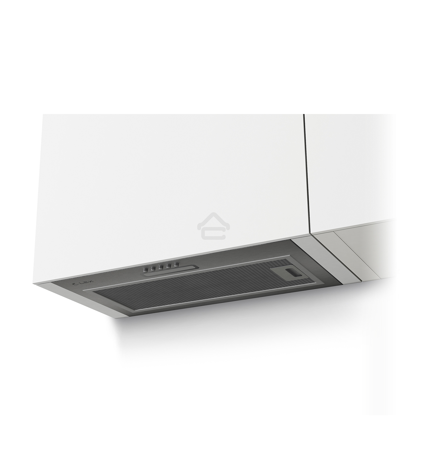 Вытяжка встраиваемая LEX GS BLOC LIGHT 600 нержавеющая сталь, 53 см, 500 куб. м/ч, 44 дБ