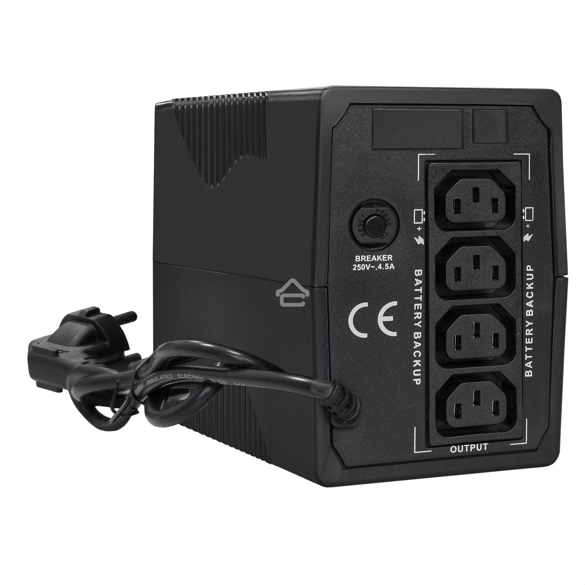 Источник бесперебойного питания ExeGate Power Smart ULB-650.LCD.AVR.4C13 <650VA/360W, LCD, AVR, 4*C13, Black>