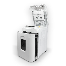 Шредер Heleos АП37-5 белый/белый с автоподачей (секр.P-5) фрагменты 220лист. 37лтр. скрепки скобы пл.карты