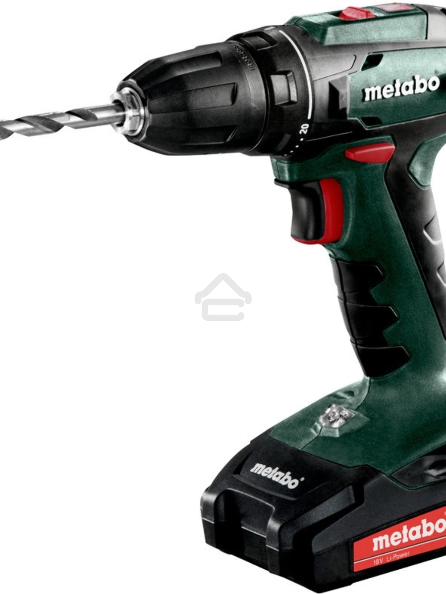 Дрель-шуруповерт Metabo BS 18602207560, Аккумуляторный, 18В, 2 АКБ, Кейс