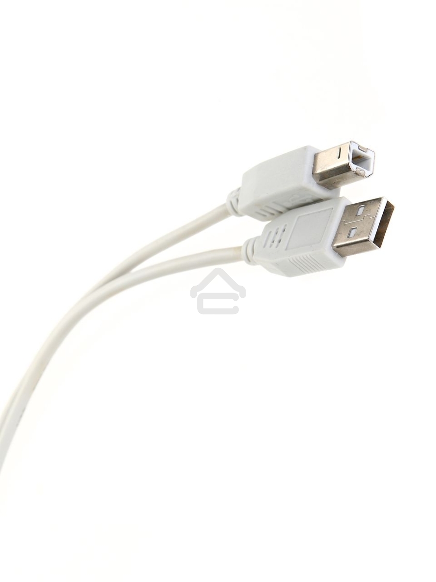 Кабель AM/BM USB2.0 3м Telecom USB 2.0 A-->B 3.0m, белый/серый, TC6900-3.0M
