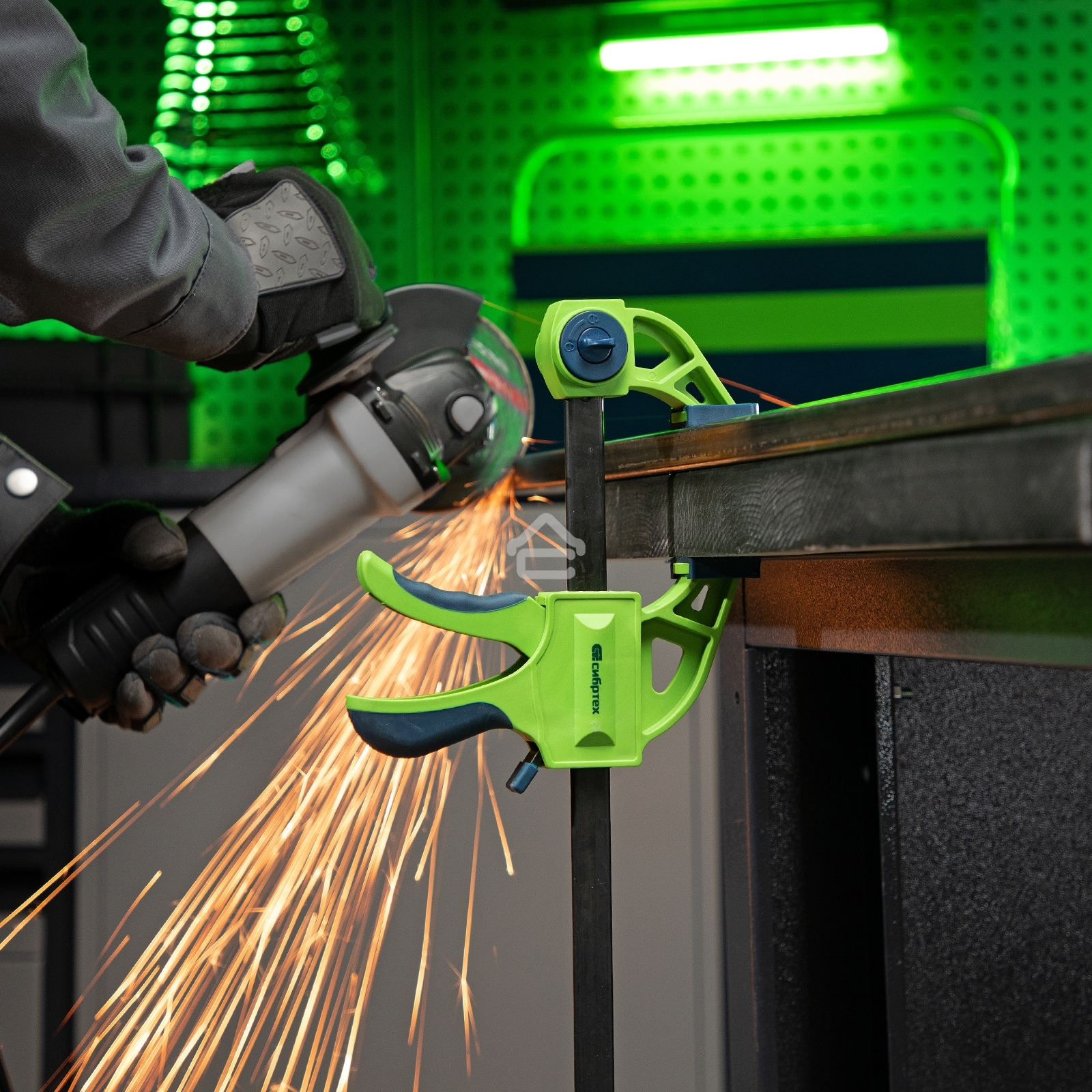 Струбцина F-образная Сибртех, быстрозажимная