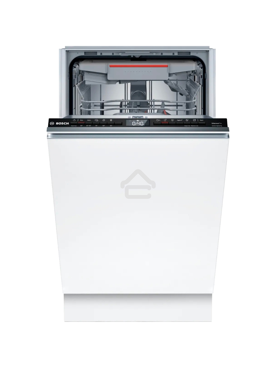 Встраиваемая посудомоечная машина Bosch SPV4HMX55Q, черный, 44.8 см, 10 компл., 45 дБ, класс A+