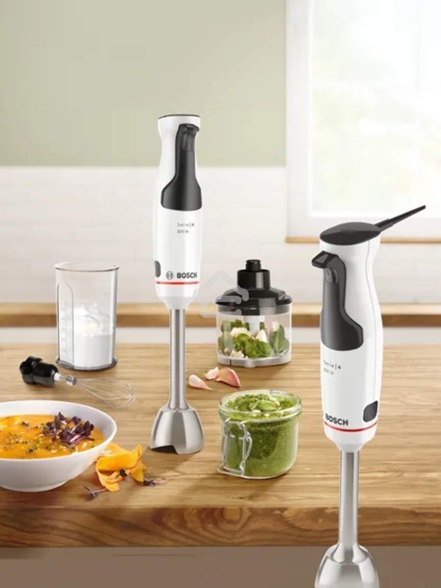 Блендер погружной Bosch MSM4W421 800Вт белый