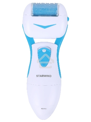 Пилка электрическая Starwind SBS 2014 для стоп, синий/белый, 2 насадки