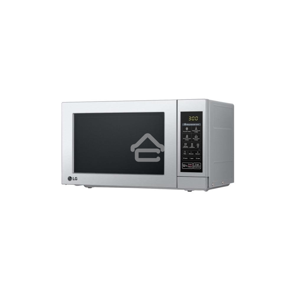 Микроволновая печь LG MS2044V серебристый, 20 л, 700 Вт, переключатели - сенсор