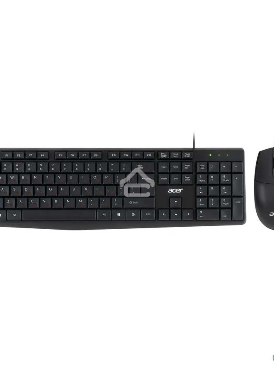 Клавиатура + мышь Acer OMW141 клав:черный мышь:черный USB