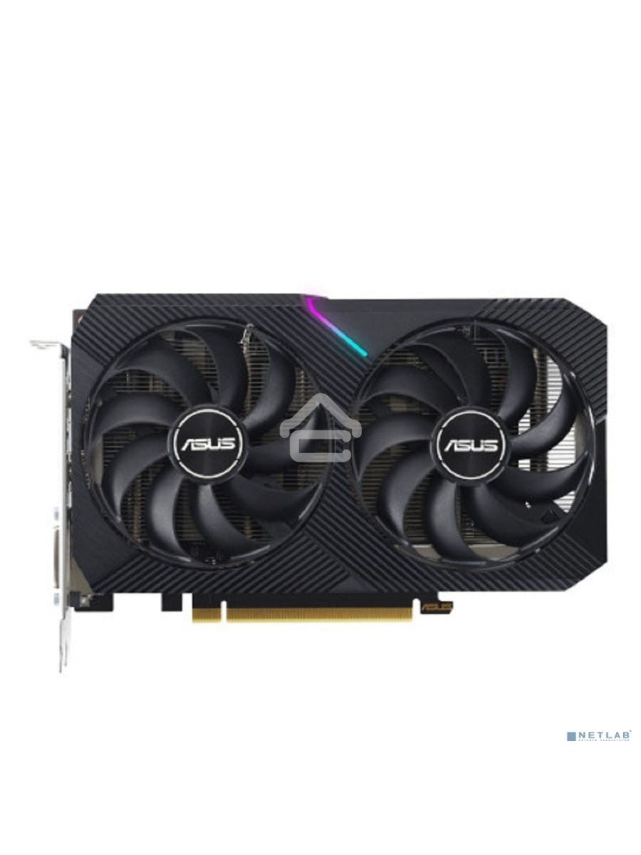 Видеокарта Asus NVIDIA GeForce RTX 3050 8192Mb DUAL-RTX3050-O8G-V2 PCI-E 4.0 128 GDDR6 1822/14000 HDMIx1 DPx3 HDCP Ret