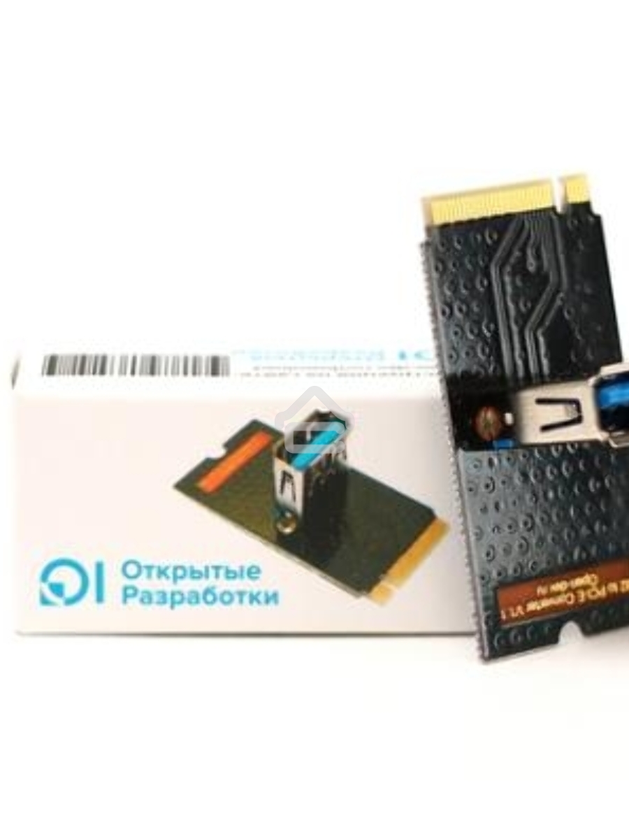Переходник с разъёма M2 Open-Dev M2-PCI-E-RISER (NGFF) на разъём райзера USB 3.0. Длина 42мм