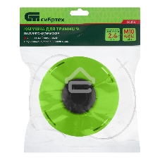 Катушка для триммера полуавтомат., облегченная, гайка М10х1,25 левая Сибртех