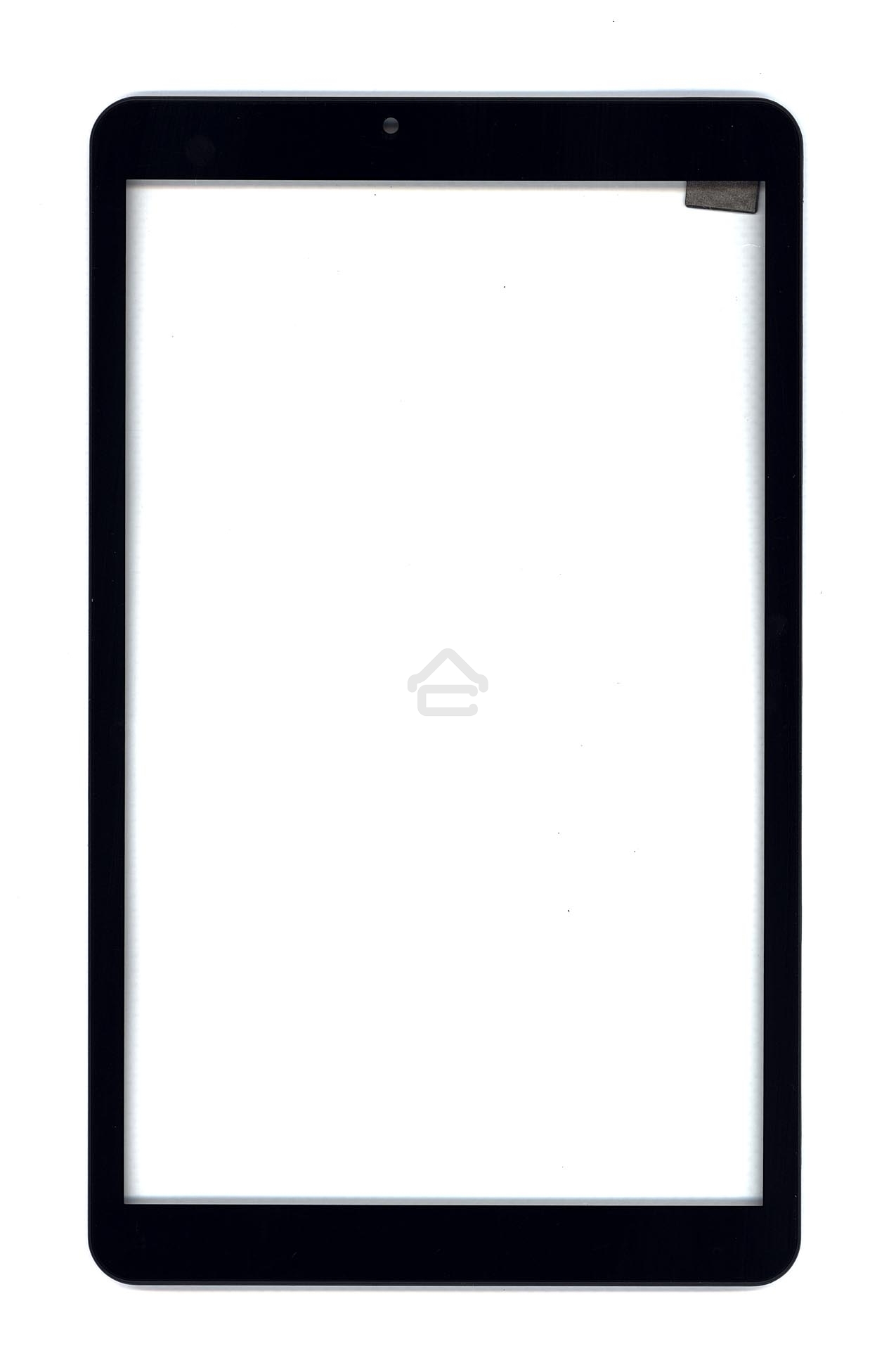 Сенсорное стекло (тачскрин) для Irbis TZ172, черное с рамкой