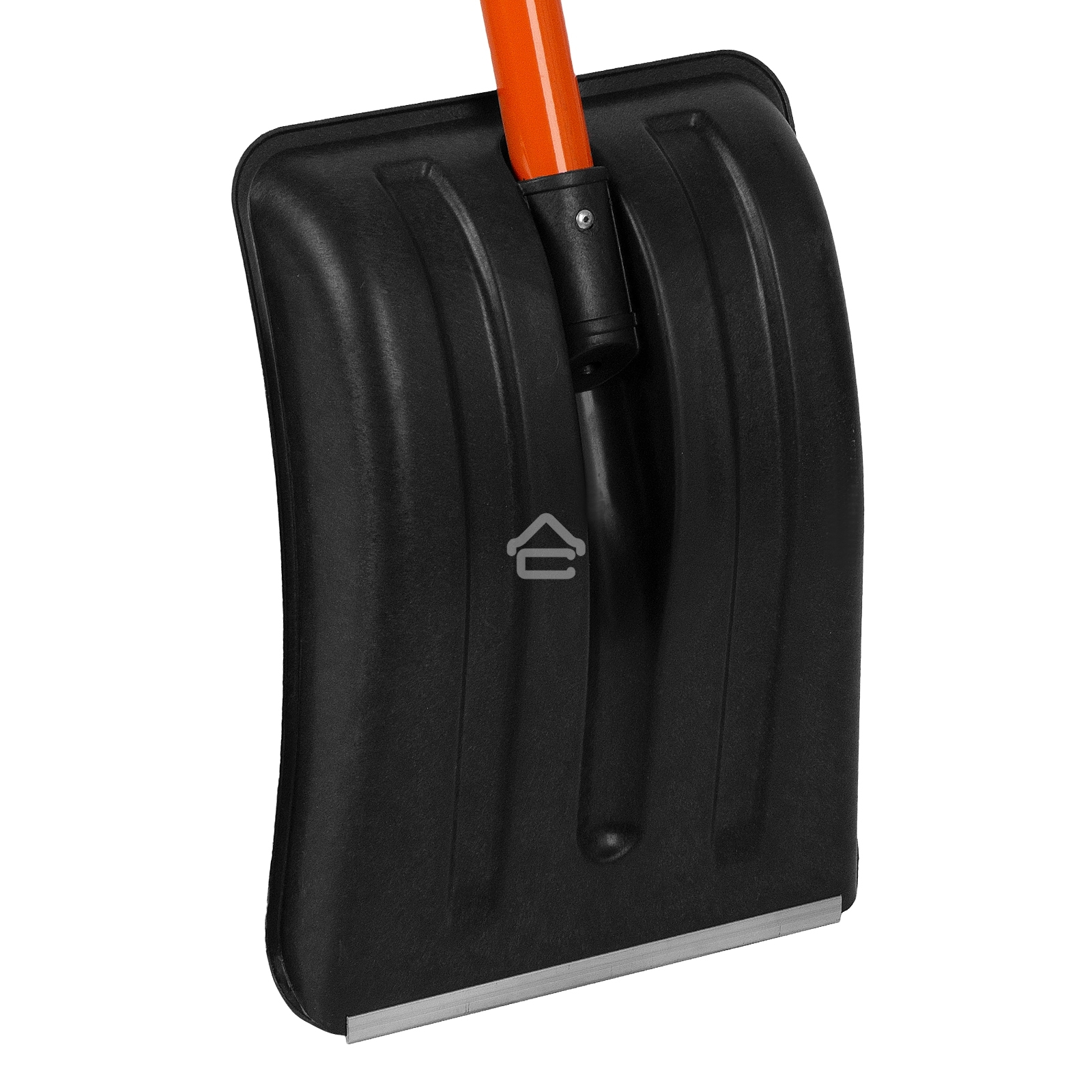 Лопата для уборки снега полипропиленовая, 275х365х790 мм, стальной черенок, Россия Stels