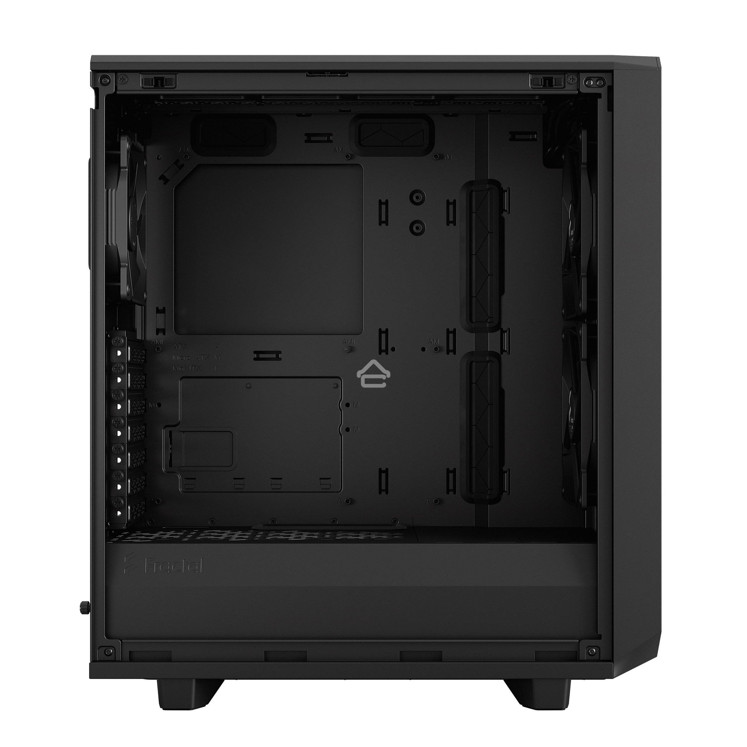 Компьютерный корпус Fractal Design MESHIFY 2 COMPACT BLACK - DARK TG/ATX, TG/2x140мм & 1x120мм fans inc./FD-C-MES2C-02