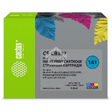 Картридж струйный Cactus CS-CB337 №141 трехцветный (9 мл.) для HP DJ D4263/D4363/D5360/DJ J5783/J6413