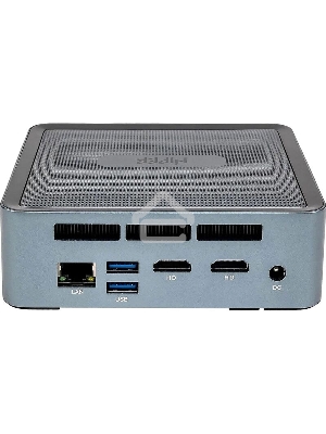 Мини ПК HIPER EXPERTBOX D20  Intel Core i5 1240P(1.7Ghz)/16384Mb/512PCISSDGb/noDVD/Int:Intel Iris Xe Graphics/BT/WiFi/war 1y/0.45kg/Тёмно-серый/Win11Pro + WiFi 6, BT 5.2,металл, VESA 75х75, 100х100