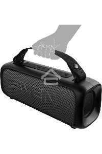 Портативная колонка Sven PS-235 черный 12W 2.0 BT 3600mAh (SV-022075)