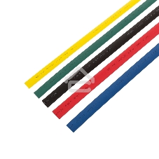 Термоусаживаемые трубки Rexant 12,0/6,0 мм, набор пять цветов, упаковка 50 шт. по 1 м