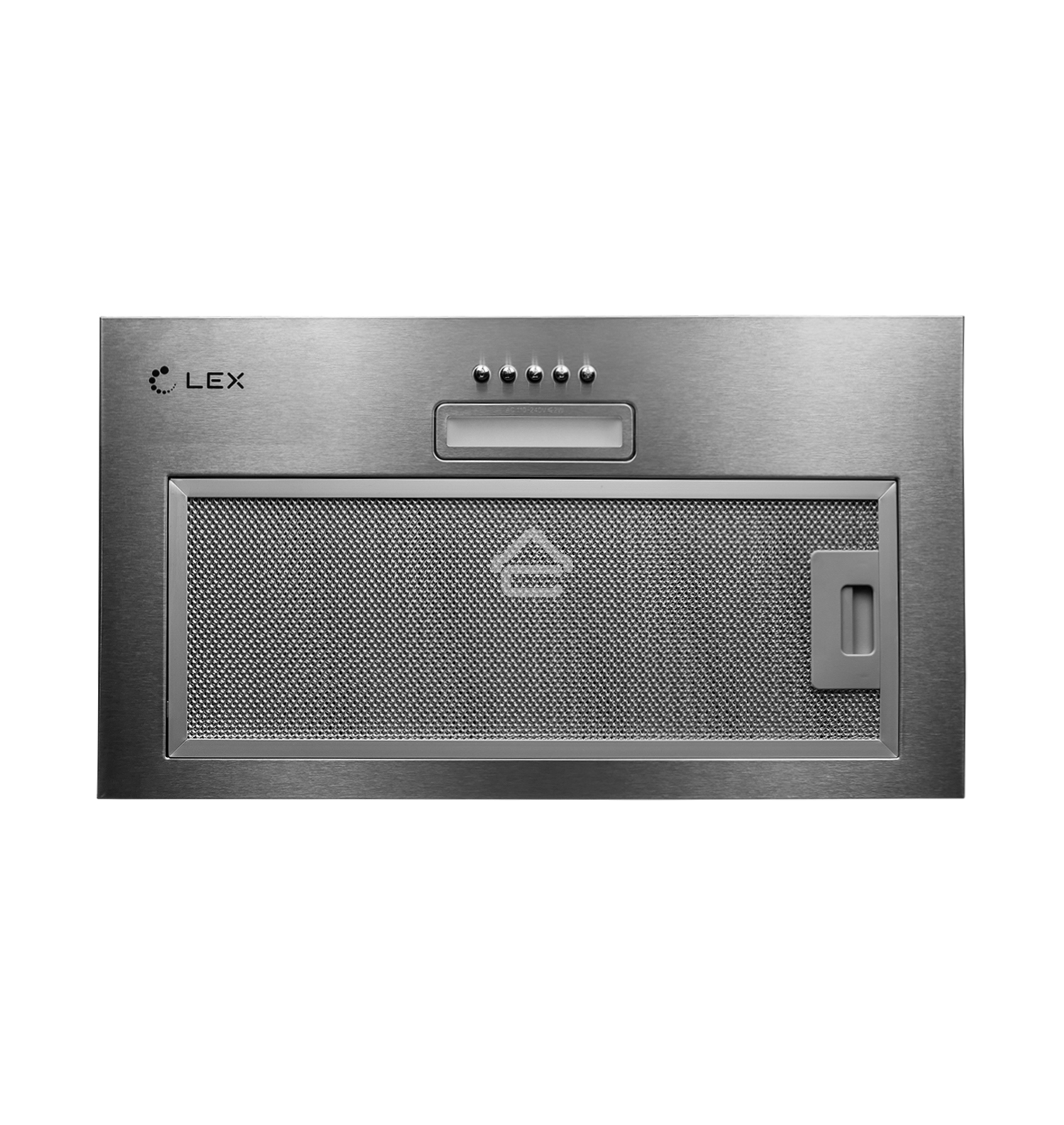 Вытяжка встраиваемая LEX GS BLOC LIGHT 600 нержавеющая сталь, 53 см, 500 куб. м/ч, 44 дБ