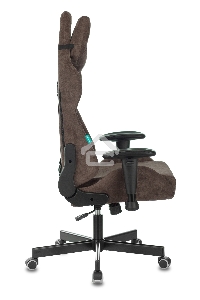Кресло игровое Бюрократ VIKING KNIGHT LT10 FABRIC коричневый крестовина металл/пластик