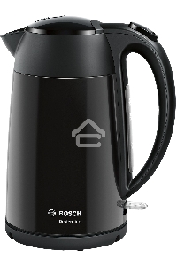 Чайник электрический Bosch TWK3P423 1.7л. 2400Вт черный (корпус: нержавеющая сталь)