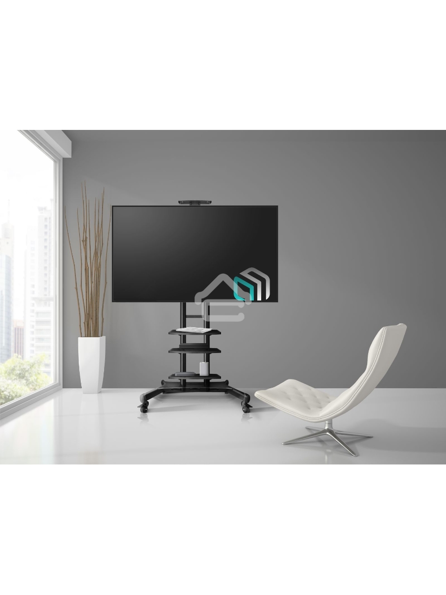 Полка для мобильной стойки ONKRON APT-1881, черный