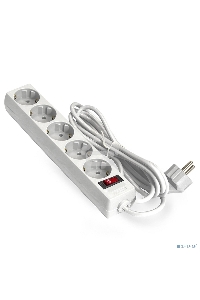Сетевой фильтр ExeGate EX221190RUS SP-5-5W (5 розеток, 5м, евровилка, белый)