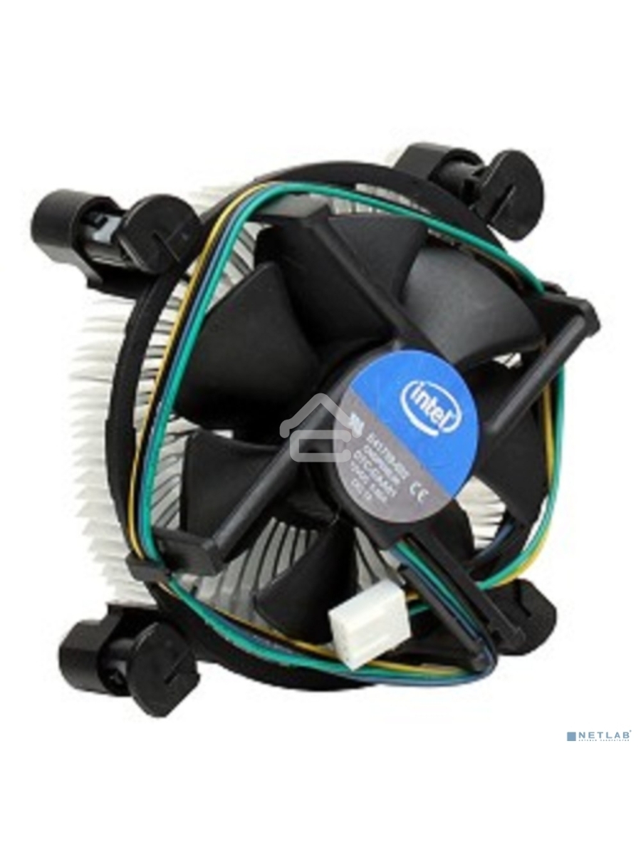 Кулер для процессора Intel Original E41759 серебристый 80мм алюминий 2800rpm 38db 4-pin 80W 45мм