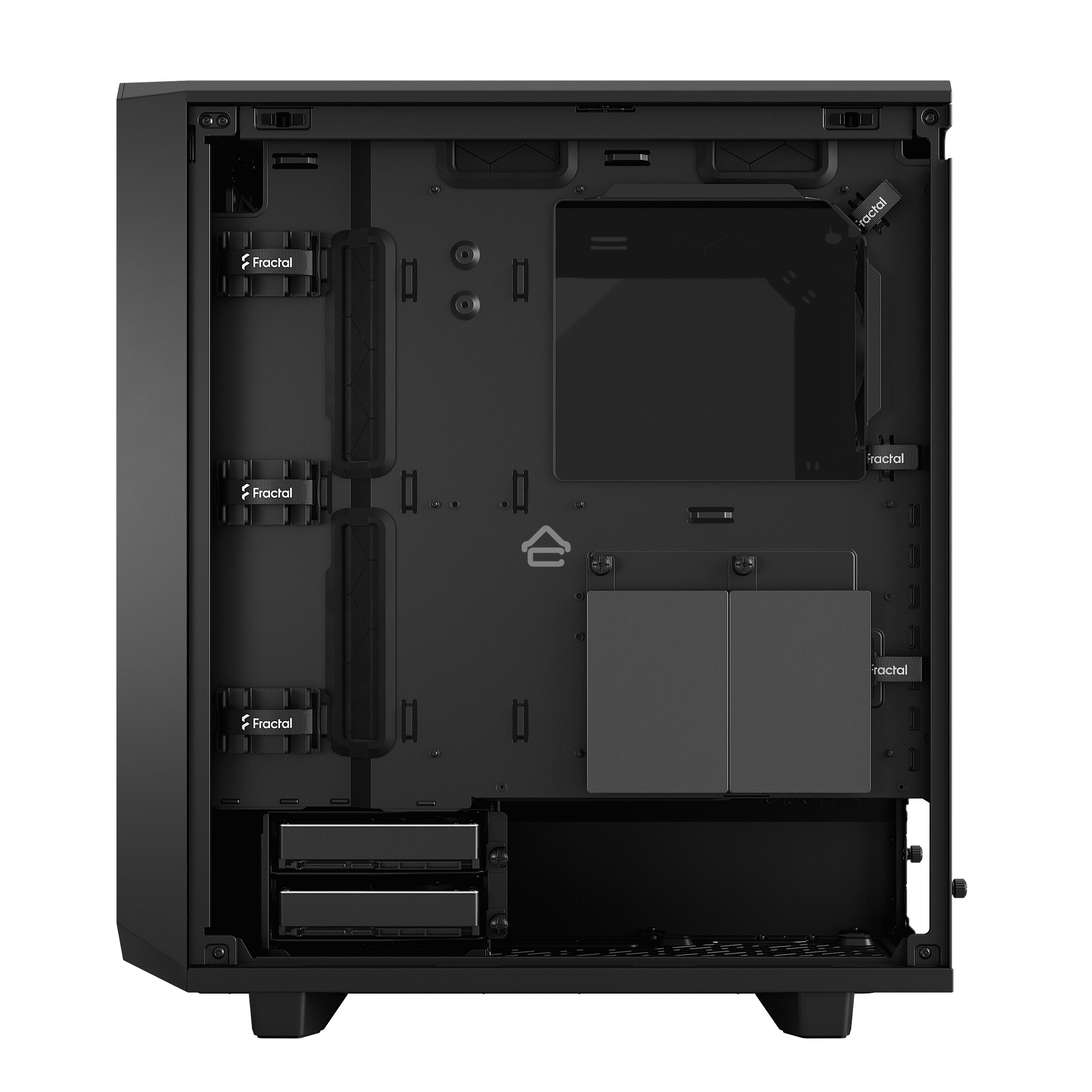 Компьютерный корпус Fractal Design MESHIFY 2 COMPACT BLACK - DARK TG/ATX, TG/2x140мм & 1x120мм fans inc./FD-C-MES2C-02