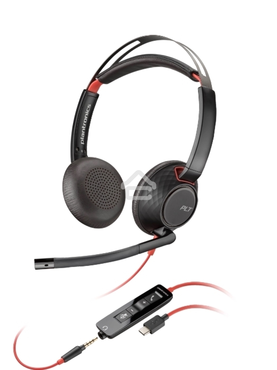 Гарнитура проводная Poly BW 5220 USB-C HS +3.5mmP +USB-C/A