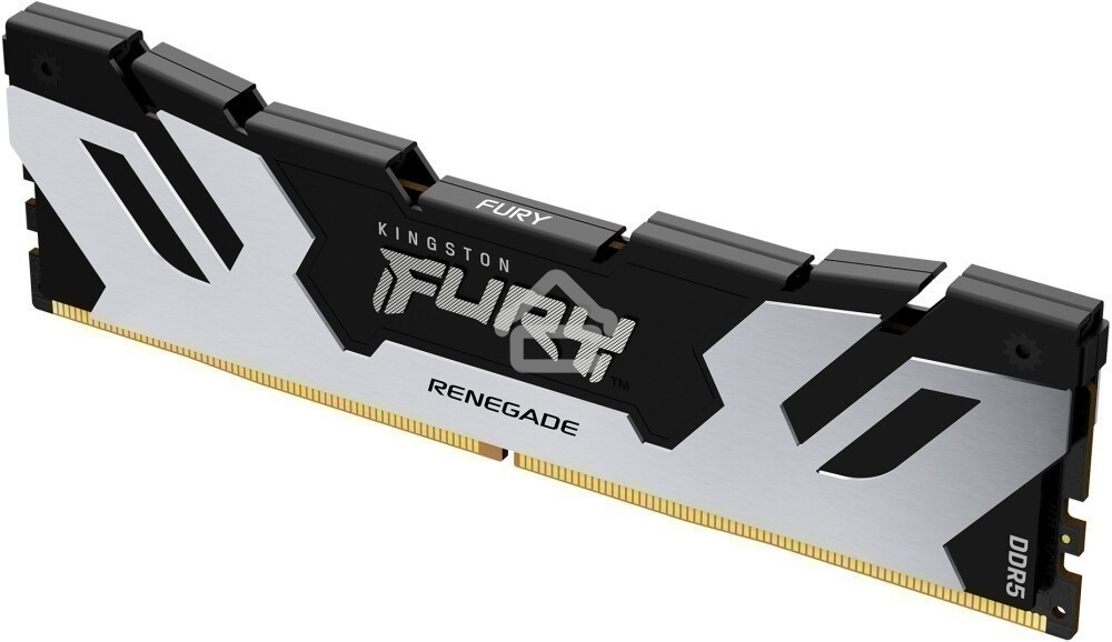 Оперативная память Kingston Fury Renegade, DDR5, 48Gb (1x48GB), 6000MHz, CL32, DIMM, с радиатором, серебристый
