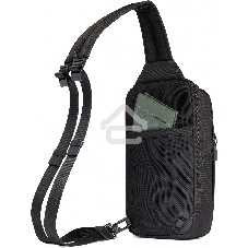 Рюкзак слинг мужской Piquadro Orion CA6625S136/N черный ткань/натур.кожа