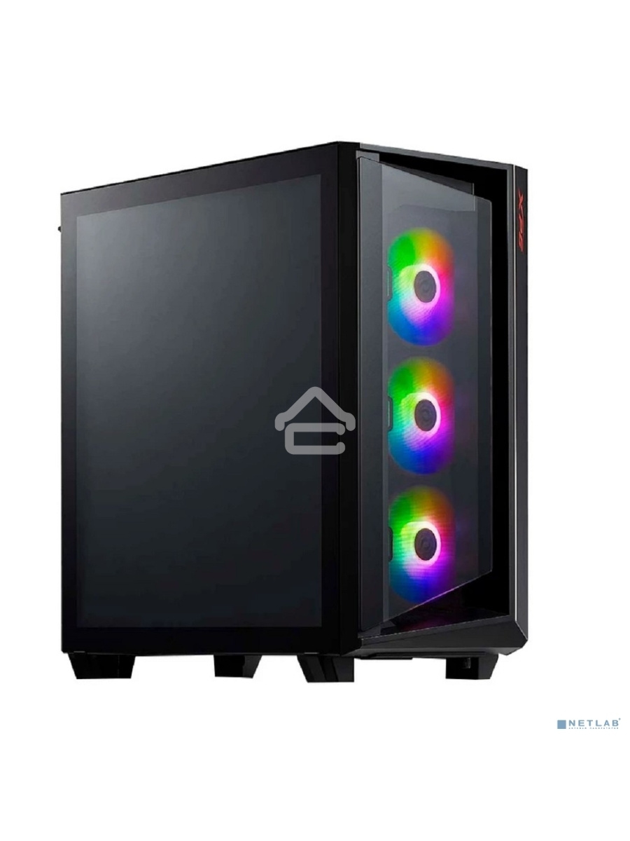Компьютерный корпус ADATA XPG CRUISERST черный Mid-Tower, Micro-ATX, Mini-ITX, Standard-ATX