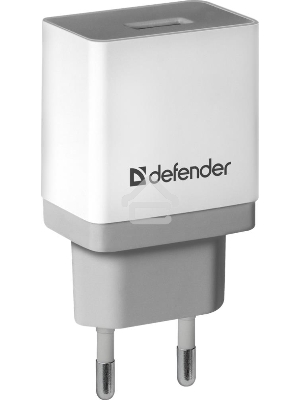 Сетевой адаптер Defender 1xUSB, 5V/2.1А , белый (UPA-21) (83571)