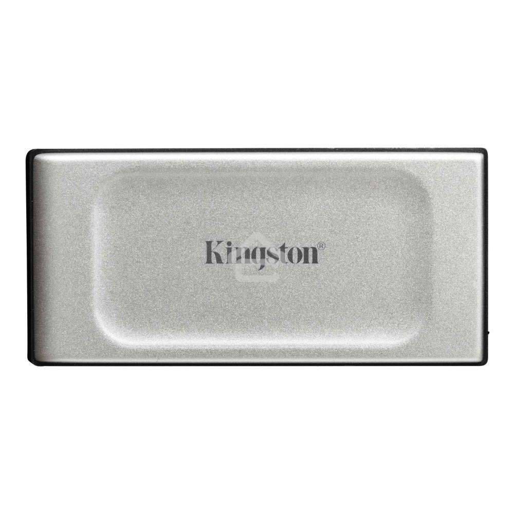 Внешний SSD Kingston SXS2000, 1TB, USB 3.2 Gen 2x2 Type-C, R/W 2000/2000, серебристый
