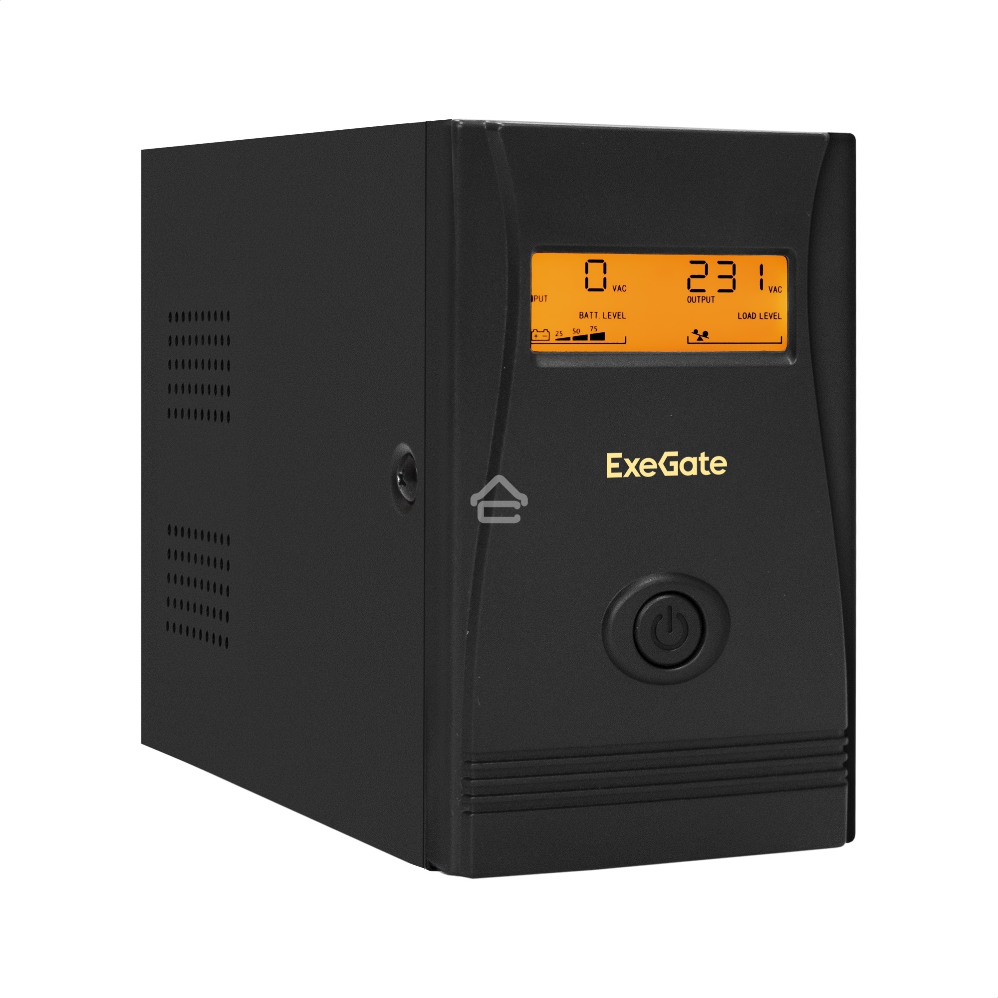 Источник бесперебойного питания ExeGate EX292775RUS Power Smart ULB-800.LCD.AVR.4C13 800VA/480W, LCD, AVR, 4*C13, металлический корпус, черный