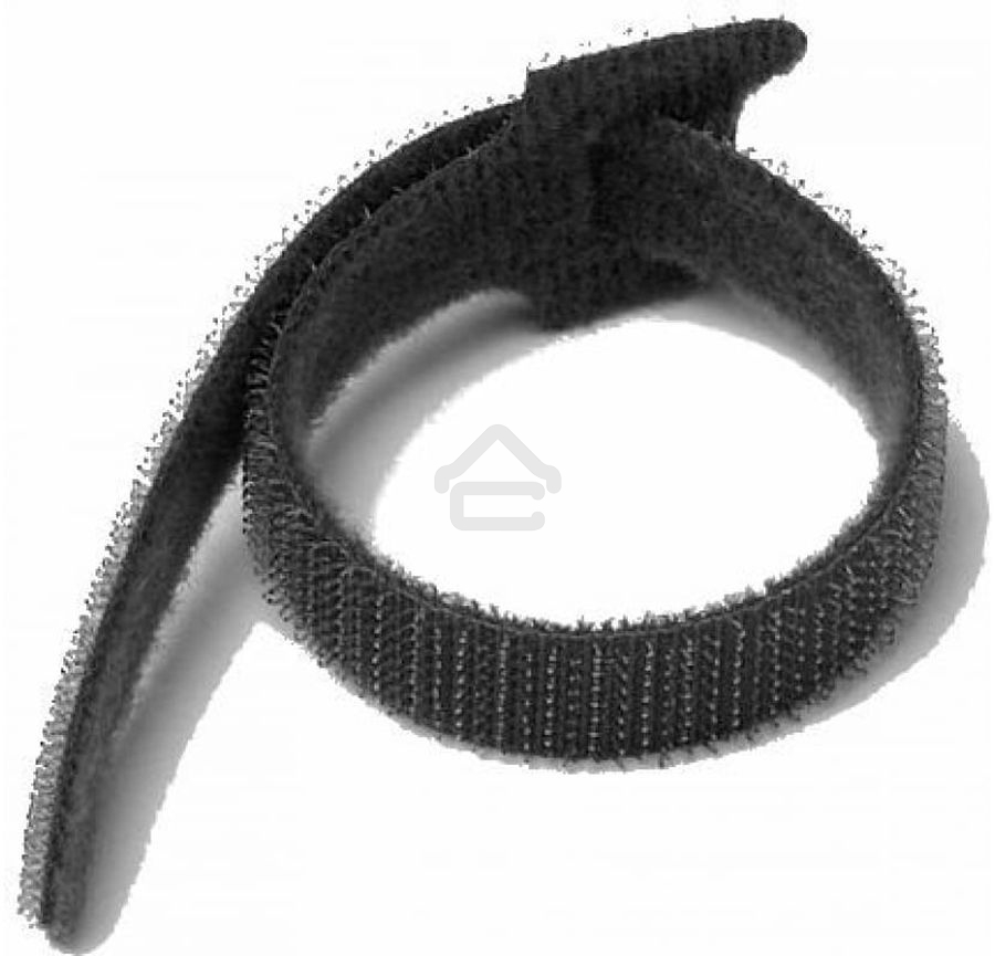 Хомут-липучка 310 мм, 20 шт., черный