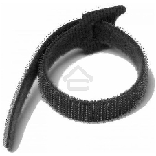 Хомут-липучка 310 мм, 20 шт., черный