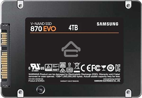 Накопитель SSD Samsung 4Tb 870 EVO, V-NAND, 2.5