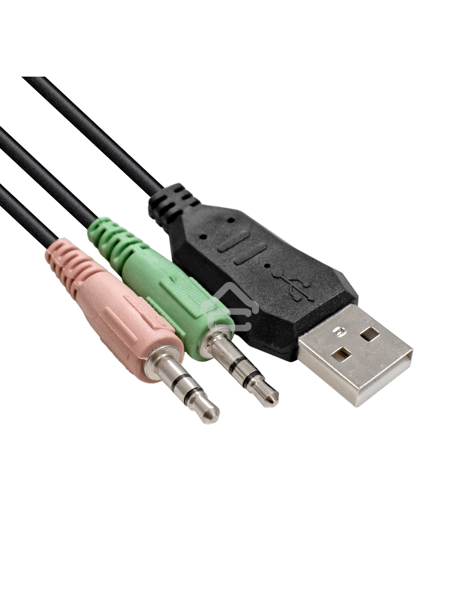 Полноразмерные игровые наушники с микрофоном (гарнитура) ExeGate Gaming HS-520G (USB, 2x3.5мм, динамик 40мм, 20-20000Гц, длина кабеля 2.5м, регулировка громкости, RGB подсветка)
