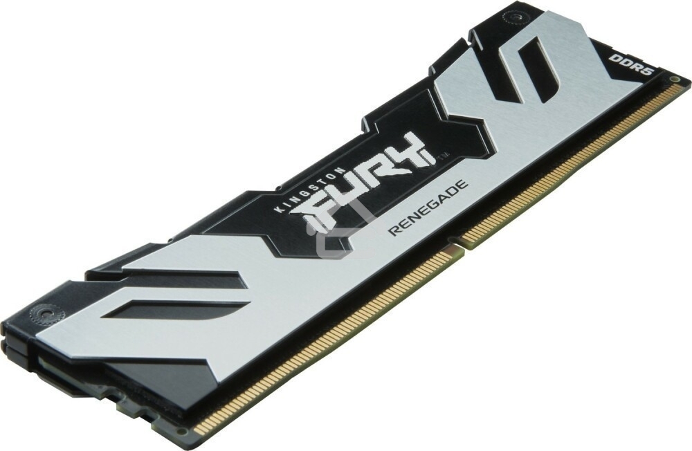Оперативная память Kingston Fury Renegade, DDR5, 48Gb (1x48GB), 6000MHz, CL32, DIMM, с радиатором, серебристый