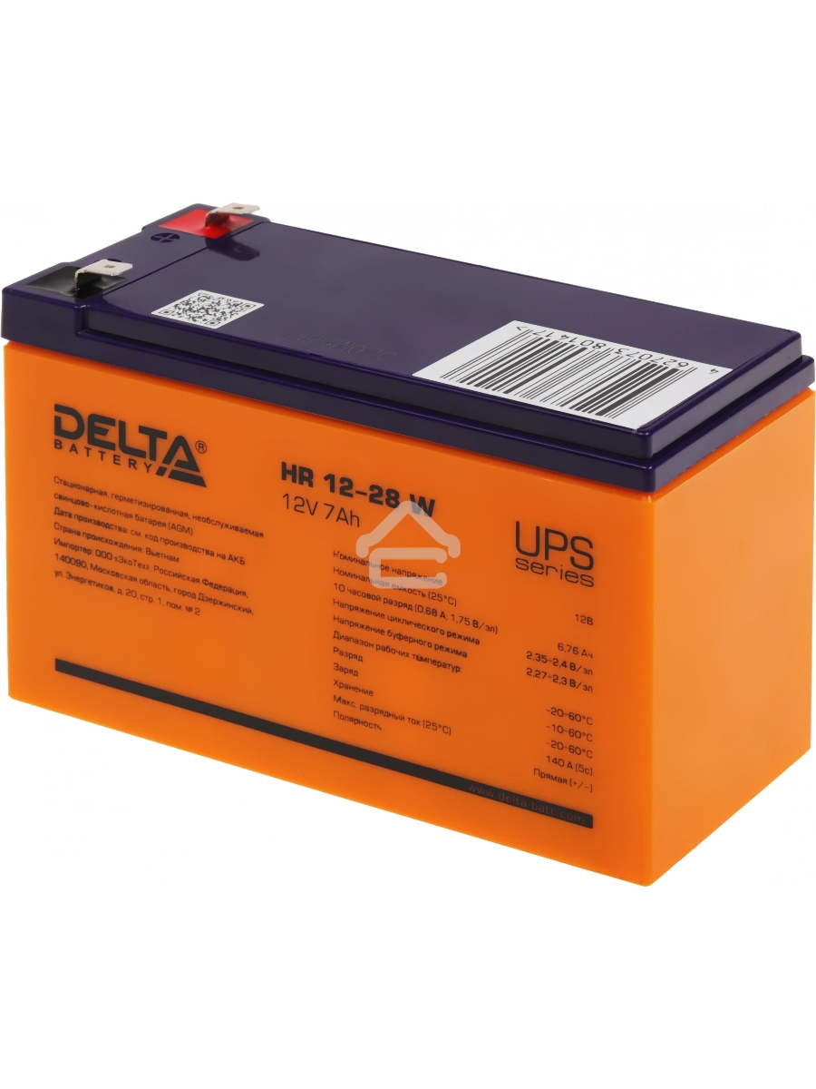 Батарея Delta HR 12-28 W (12V, 7Ah)