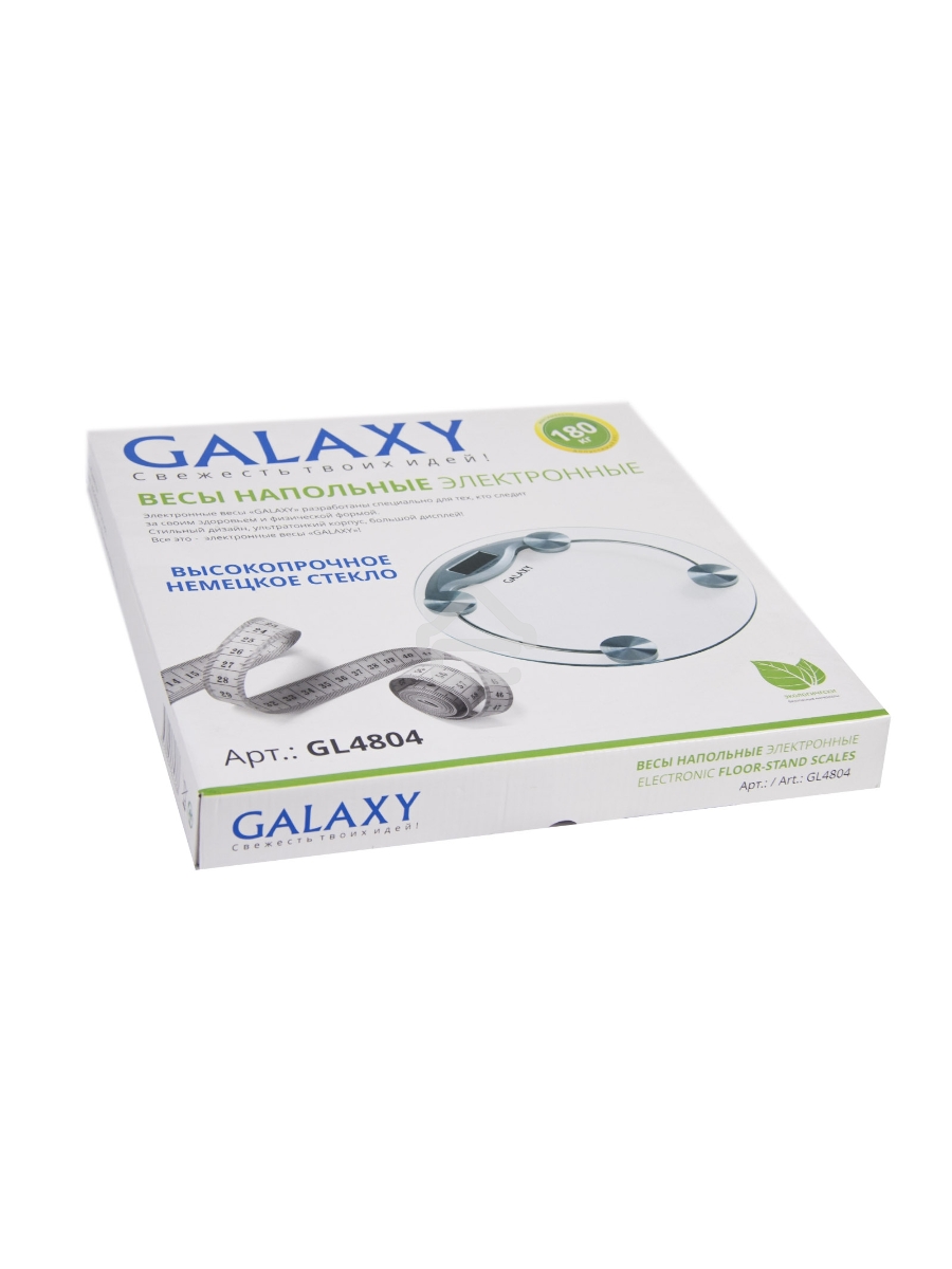 Весы Galaxy GL 4804 (макс.вес 180кг. ЖК дисплей с подсветкой,Цена деления 0,1кг.)