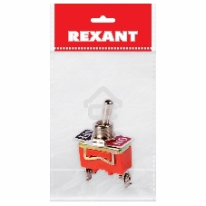 Тумблер 250V 15А (2c) ON-OFF однополюсный (KN-101) Rexant Индивидуальная упаковка 1 шт