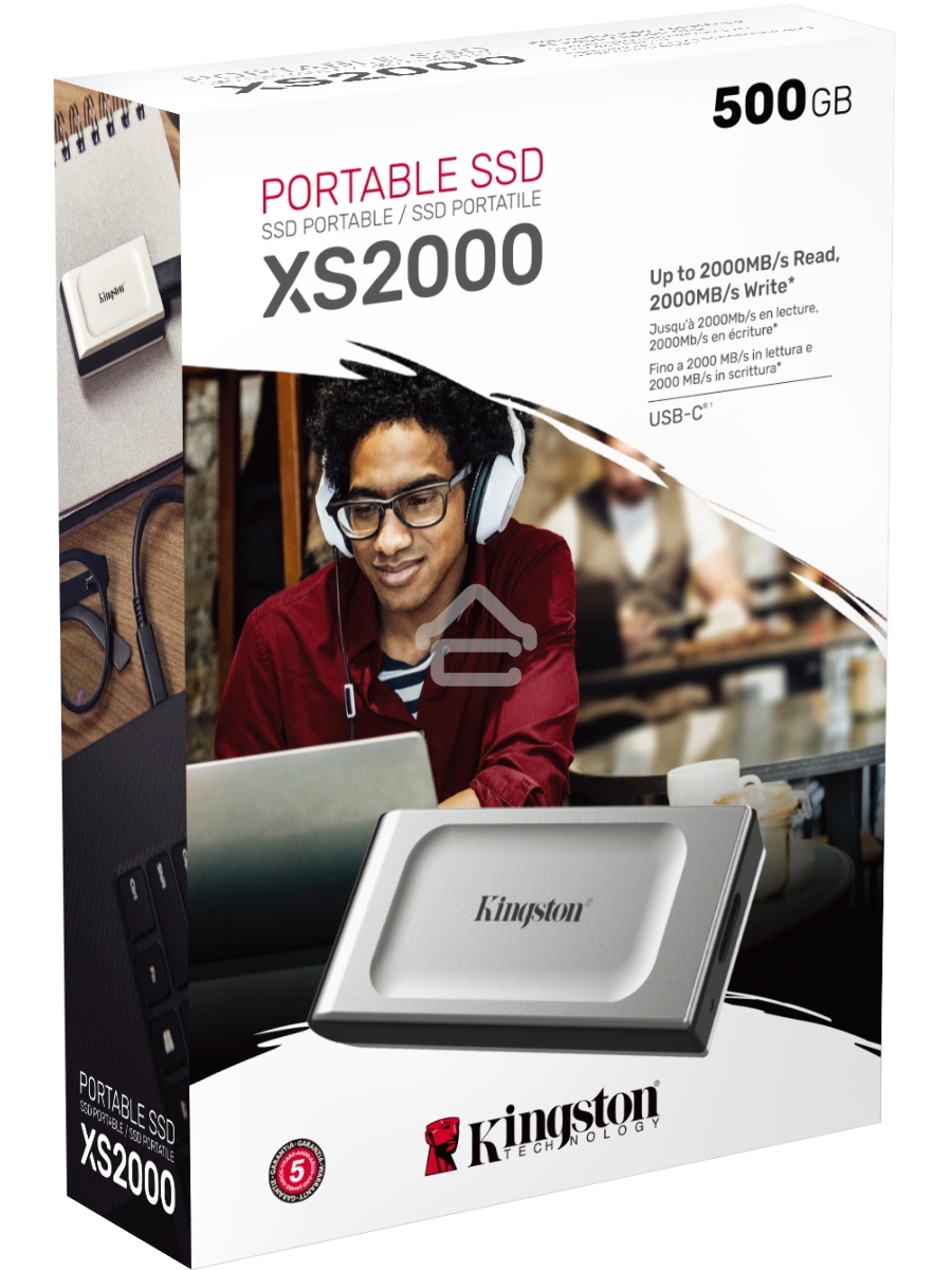 Портативный твердотельный накопитель Kingston 2TB Portable SSD XS2000