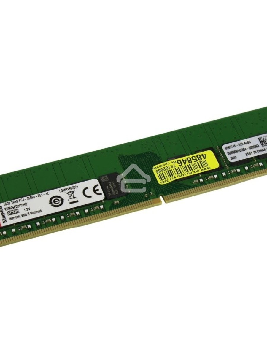 Оперативная память Kingston Server Premier, DDR4, 16GB (1x16GB), 2666MHz, CL19, DIMM