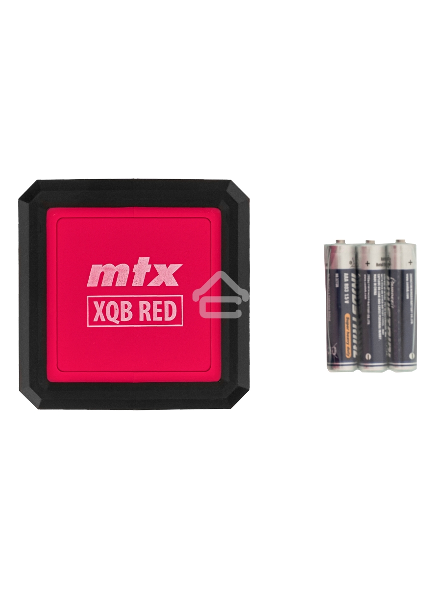 Лазерный уровень XQB RED Basic SET, 10 м, красный луч, батарейки, резьба 1/4