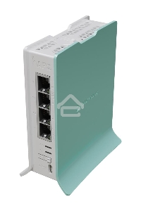 Роутер беспроводной MikroTik hAP ax lite (L41G-2AXD) AX600 10/100/1000BASE-TX голубой