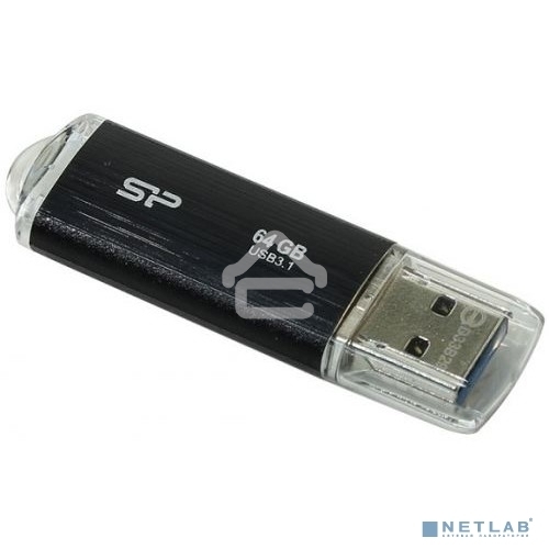 Флешка USB R/W R/W 64GB USB Drive <USB 3.0> Silicon Power Blaze B02 Black (SP064GBUF3B02V1K)