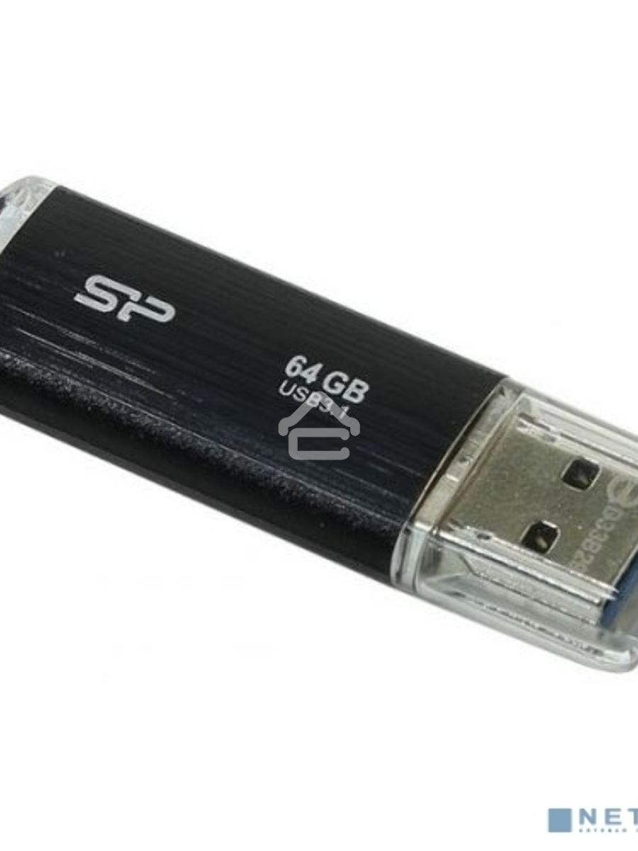 Флеш диск 64GB USB Drive <USB 3.0> Silicon Power Blaze B02 Black (SP064GBUF3B02V1K)